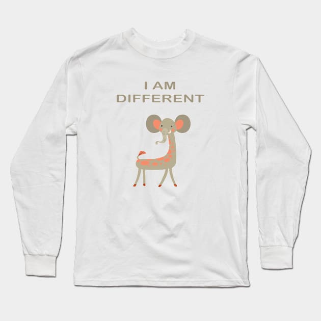 I Am Different Long Sleeve T-Shirt by JevLavigne